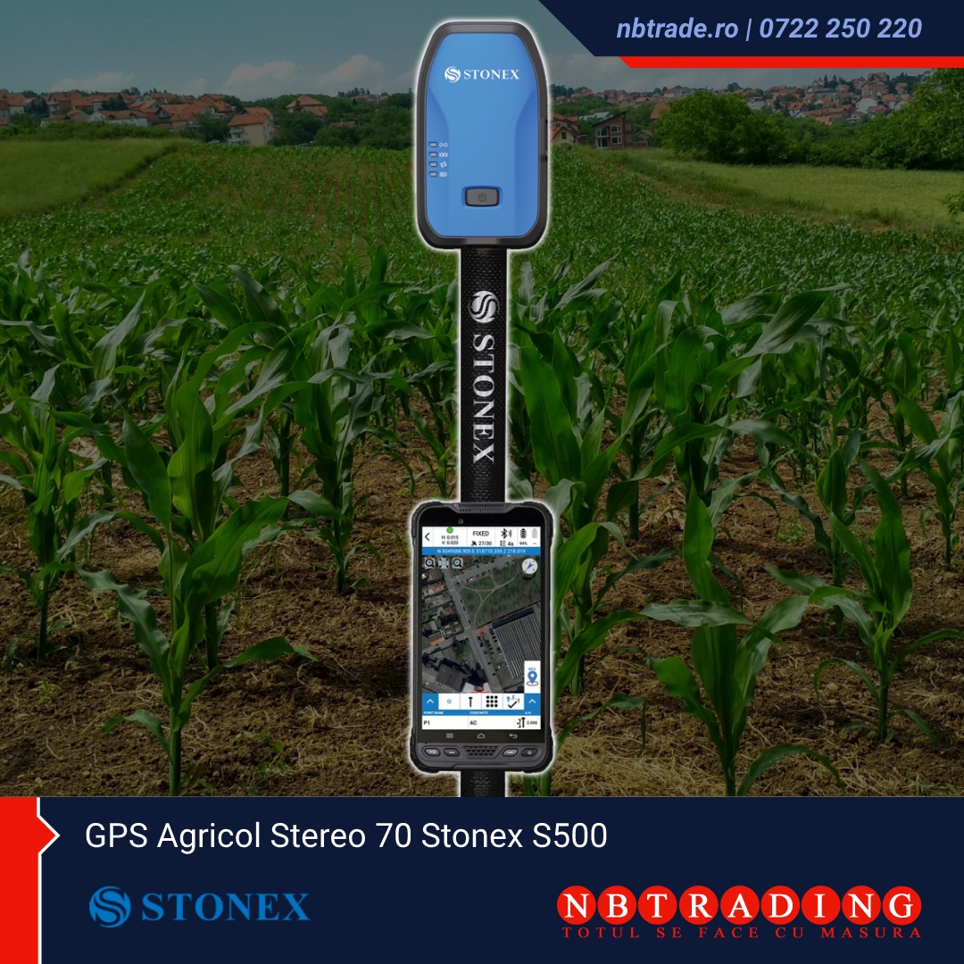 Masuratori Agricole - APIA / GPS RTK | Aparat Stonex S500